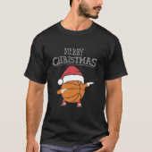 Kerst Basketbal Xmas Santa Sports Pet Ball Te T-shirt (Voorkant)