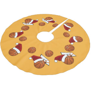 Kerst basketballen en hoepels kerstboom rok