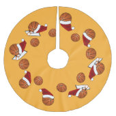 Kerst basketballen en hoepels kerstboom rok (Voorkant)