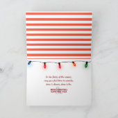 Kerst Basset Hound in een hondenhok Feestdagen Kaart (Binnen)