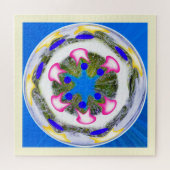 Kerst bauble leuke kunst legpuzzel (Horizontaal)