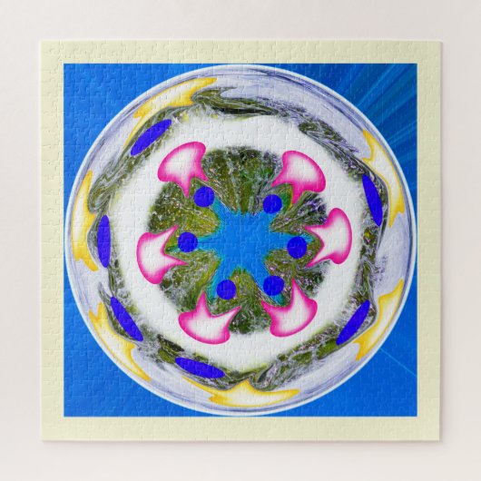Kerst bauble leuke kunst legpuzzel (Verticaal)