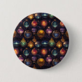 Kerst Baubles Button (Voorkant)