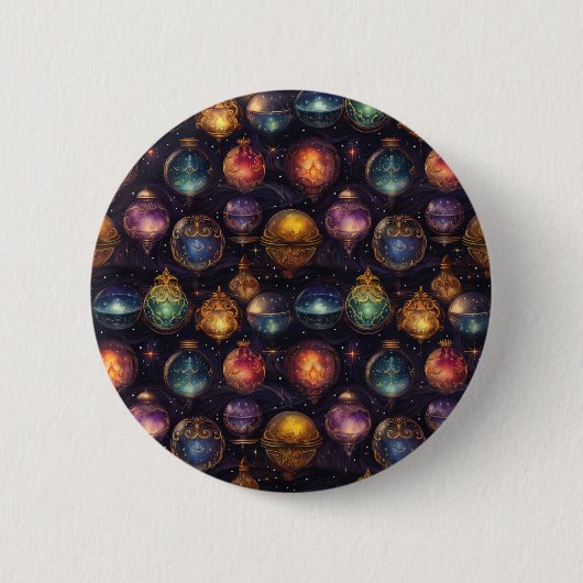 Kerst Baubles Button (Voorkant)