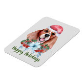 Kerst Beagle Aanpasbare Vakantie Magneet (Linkerzijde)
