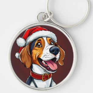🐶 Kerst Beagle Charme Voor Hondenliefhebber Vakan Sleutelhanger