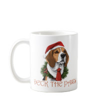 Kerst Beagle Deck de poten