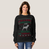 Kerst Beagle Hond Lelijke Sweater Stijl (Voorkant volledig)