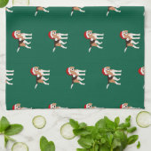 Kerst Beagle Theedoek (Gevouwen)