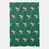 Kerst Beagle Theedoek (Verticaal)