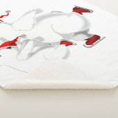 Kerst Bearts Baby Sherpa Deken  (3/4)