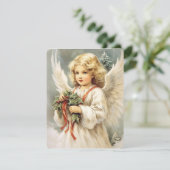 Kerst  Beauty Card Angel Feestdagenkaart (Staand voorkant)