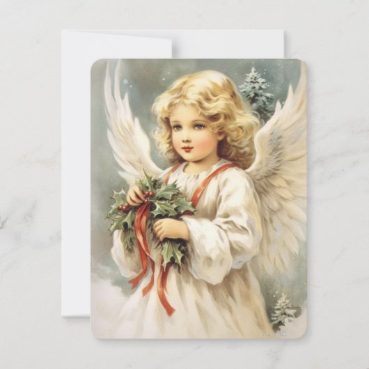 Kerst  Beauty Card Angel Feestdagenkaart (Voorkant)