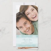 Kerst Bedankt Trouwfotokaarten (Voorkant)