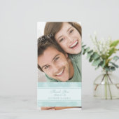 Kerst Bedankt Trouwfotokaarten (Staand voorkant)