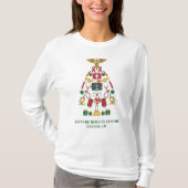 kerst Bedrijfs medisch centrum Aangepaste arts T-shirt (Voorkant)