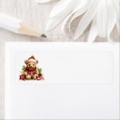 Kerst Beer Adresetiketten Etiket (Insitu)