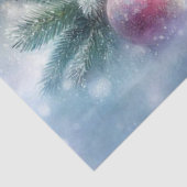 Kerst Beer Cub & Cadeaus in Woodland Decoupage Tissuepapier (Detail)