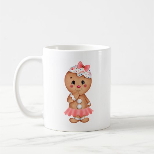 Kerst Beer Koffie Mok Design (Links)