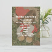 Kerst Beer Krans Vakantie Feest Kaart (Staand voorkant)