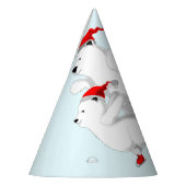 Kerst Beer Paper Party Pet Feesthoedjes (Links)