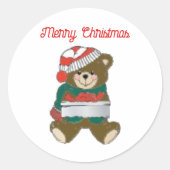 Kerst Beer stickers (Voorkant)