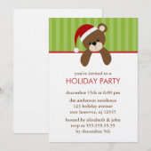 Kerst Beer Uitnodigingen (Voorkant / Achterkant)