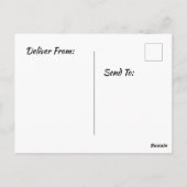 kerst begint met christenen briefkaart (Achterkant)