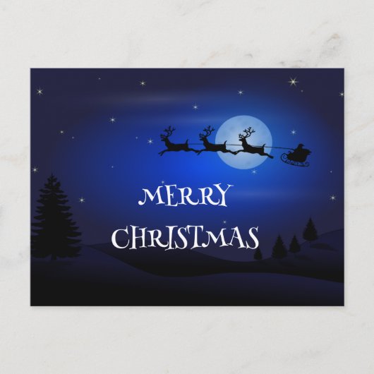 kerst begint met christenen briefkaart (Voorkant)