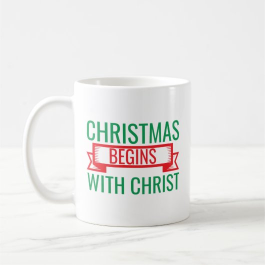 kerst begint met christus-15523 koffiemok (Links)