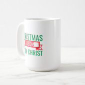 kerst begint met christus-15523 koffiemok (Voorkant links)