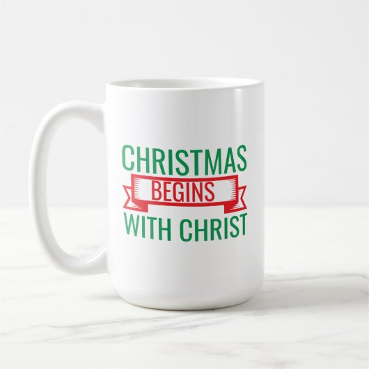 kerst begint met christus-15523 koffiemok (Links)