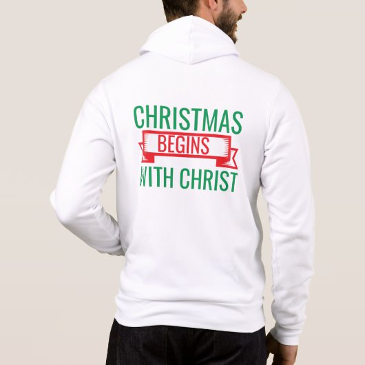 Kerst begint met Christus-15523 T-shirt (Achterkant)