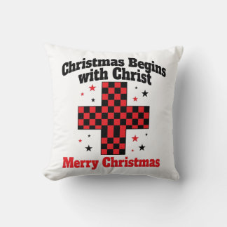 Kerst begint met Christus kussen cadeau