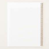 Kerst begint met Christus Santa Boomontwerp Planner (Achterkant)
