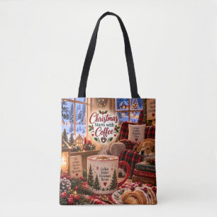 Kerst begint met koffie tas