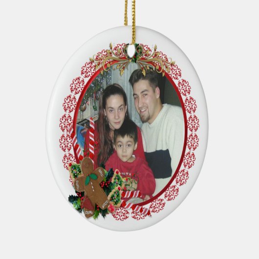 Kerst behandelt Ornament peperkoek man (Rechts)