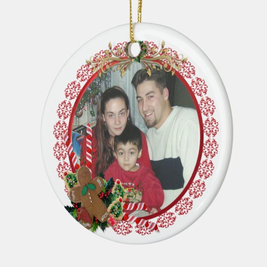 Kerst behandelt Ornament peperkoek man (Links)