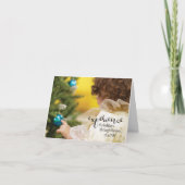 Kerst beleven door de ogen van een kind kaart (Voorkant)