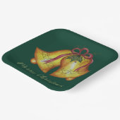 Kerst Bells Vakantie Party Paper Borden Papieren Bordje (Gebogen)