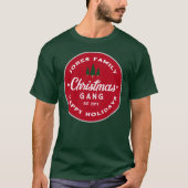 Kerst Bende Fun Matching Familie Gepersonaliseerd T-shirt (Voorkant)
