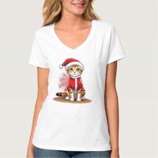 Kerst Bengaals Kat | CA1 (5/10) T-shirt