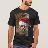Kerst Bengaalse Tijger T-shirt (Voorkant)