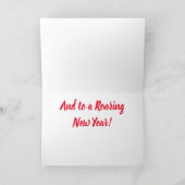 Kerst Bengalse Tijger Kaart (Binnen)