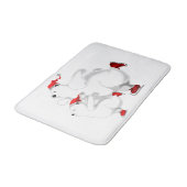 Kerst Beren badmat -  (Gekanteld)