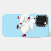 Kerst Beren iPhone Case Hoesje (Achterkant horizontaal)