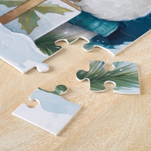 Kerst Beren puzzel Legpuzzel (Zijkant)