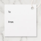 Kerst Berner Sennenhonden Bedankjes Labels (Achterkant)