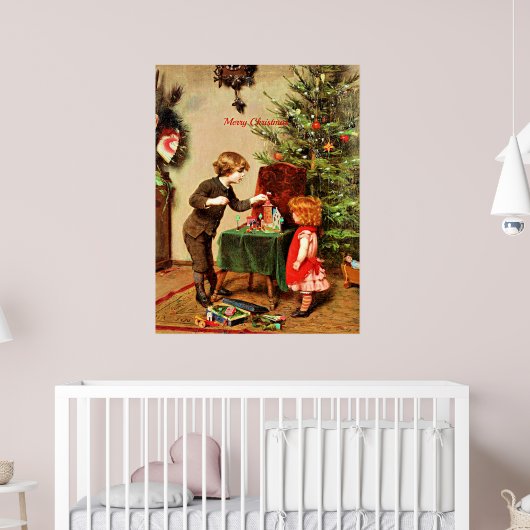 Kerst, beroemd schilderij van Felix Ehrlich Poster (Kinderkamer 2)