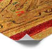 Kerst, beroemd schilderij van Felix Ehrlich Poster (Hoek)